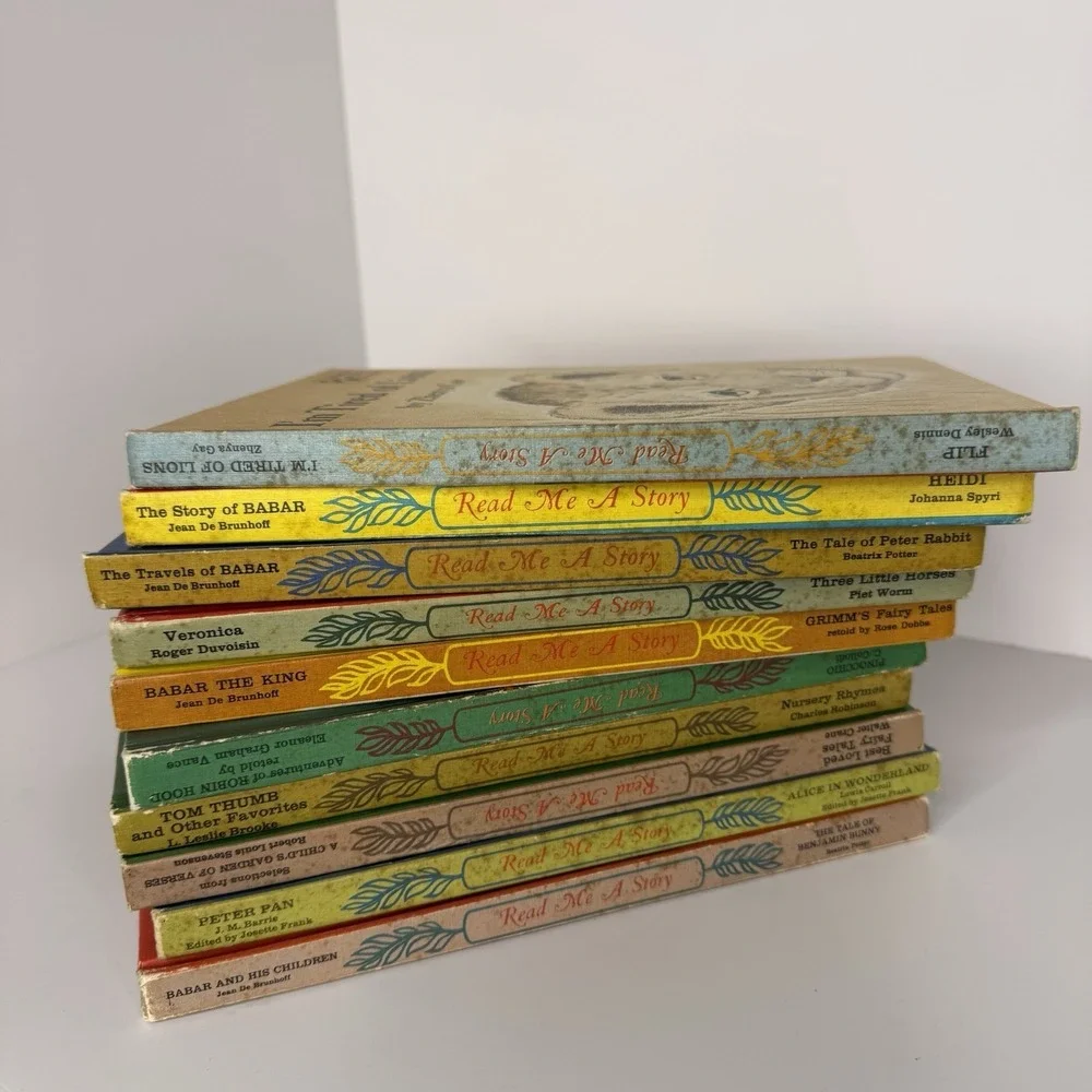 Vintage Children's Books Read Me A Story Program Edited By Josett Frank 10 Books